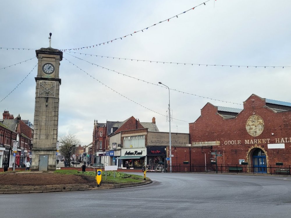 Clock Tower and Market Hall, Goole, East Riding of Yorkshire