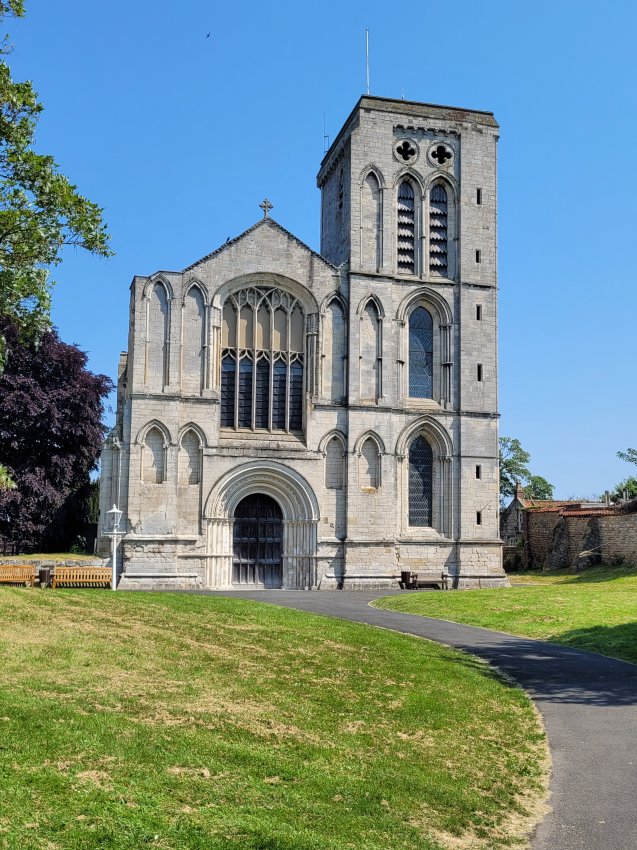 West Front, Old Malton Priory, Malton, North Riding of Yorkshire