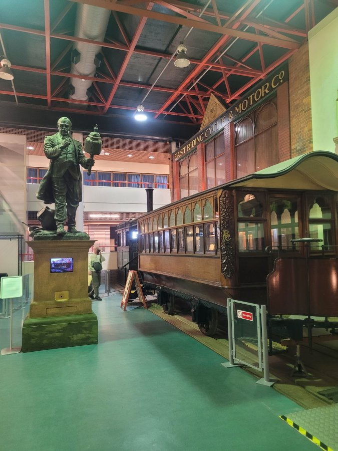 The UK's Oldest Surviving Tram, Streetlife Museum, Hull, East Riding of Yorkshire