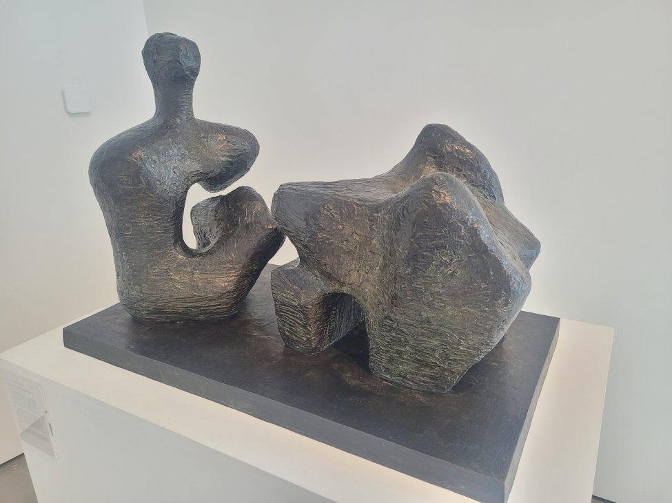 Two Piece Reclining Figure No. 4 by Henry Moore, The Hepworth Wakefield, West Riding of Yorkshire