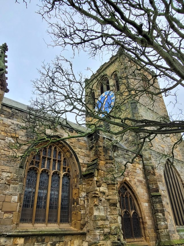 Winter Trees at St. Mary's Church, Scarborough, North Riding of Yorkshire