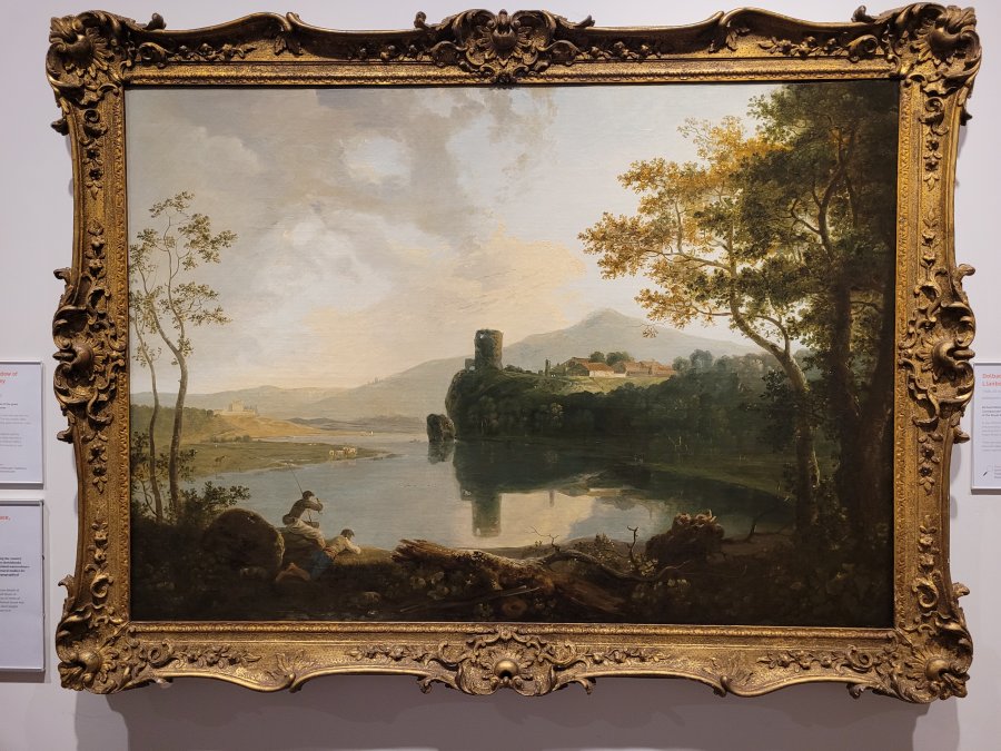 Dolbadarn Castle and Llanberis Lake by Richard Wilson, Cooper Gallery, Barnsley, West Riding of Yorkshire