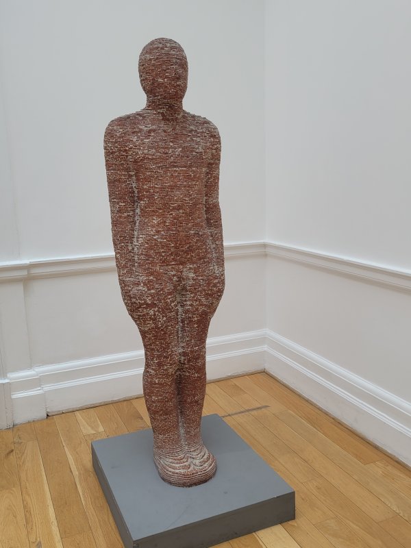 Brick Man by Antony Gormley, Leeds Art Gallery, West Riding of Yorkshire
