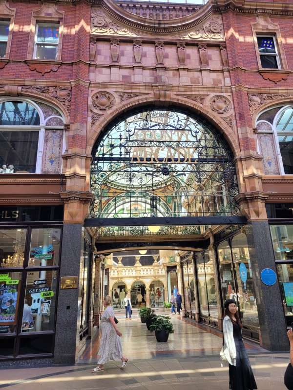 The Junction of the Victoria Quarter and the County Arcade, Leeds, West Riding of Yorkshire