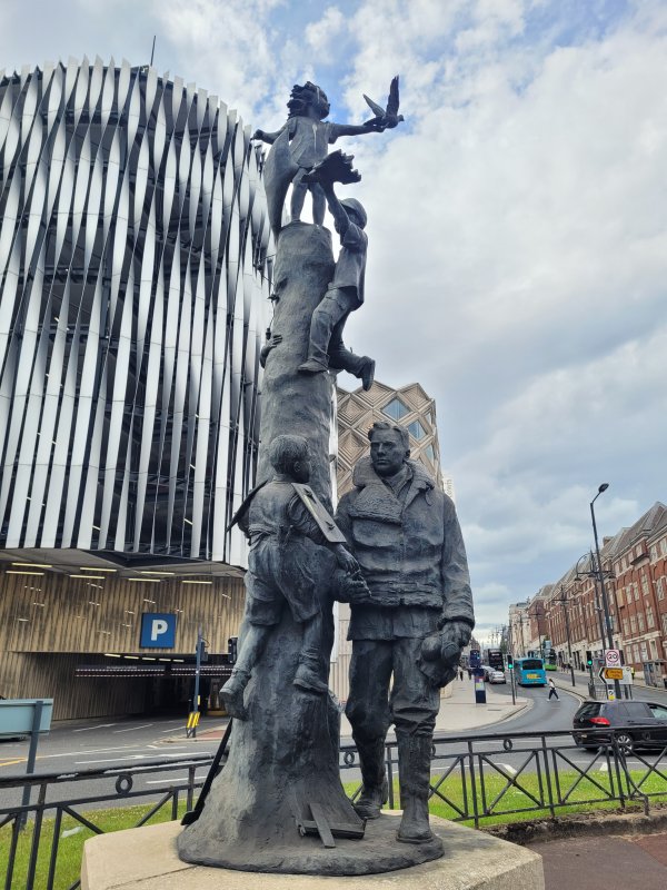 Statue of Arthur Aaron VC, Leeds, West Riding of Yorkshire