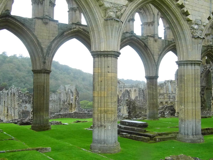 Arches of Rievaulx Abbey, North Riding of Yorkshire
