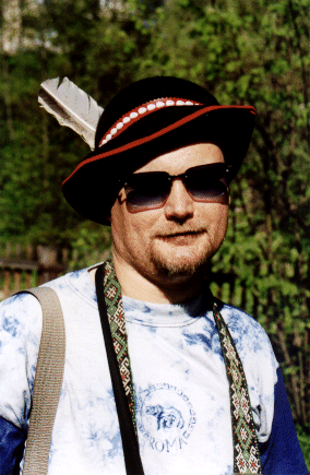 Portrait of Andrew in Polish Hat (around the right way this time!), Zakopane, poland